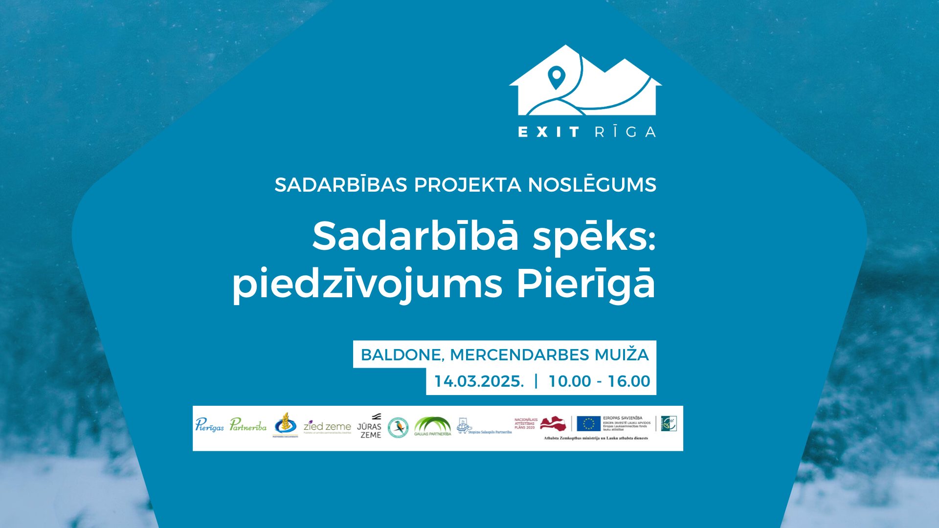 Aicinam piedalīties EXIT Rīga sadarbības projekta  noslēguma pasākumā